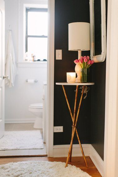 A Small Functional And Stylish Corner Table. 