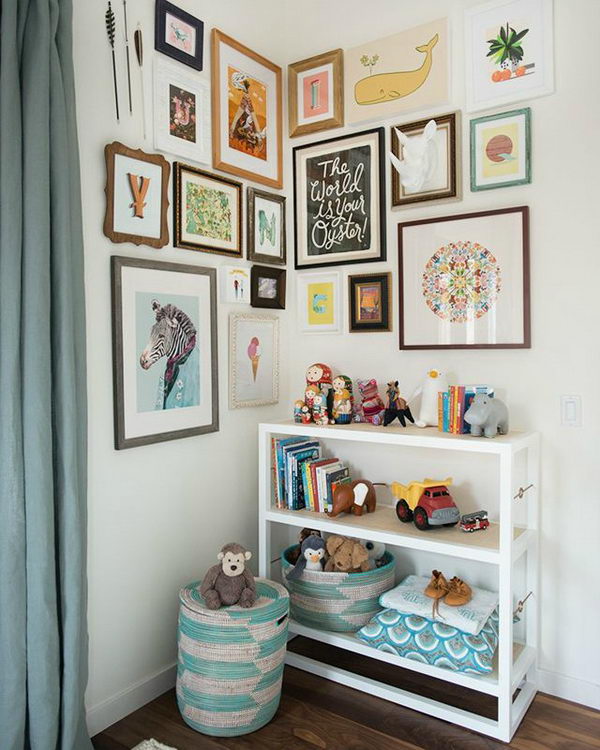 Kid's Room Gallery Wall. 