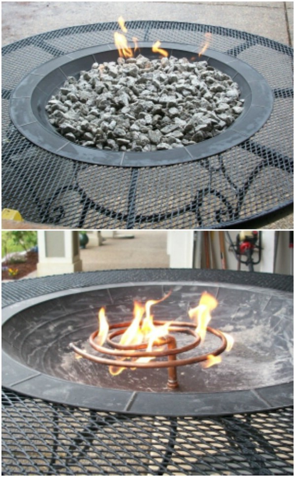 Gas Fire Pit Table