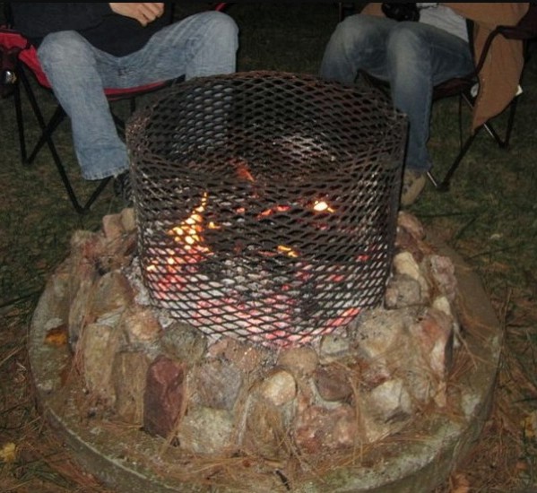 Vertical Drum Fire Pit