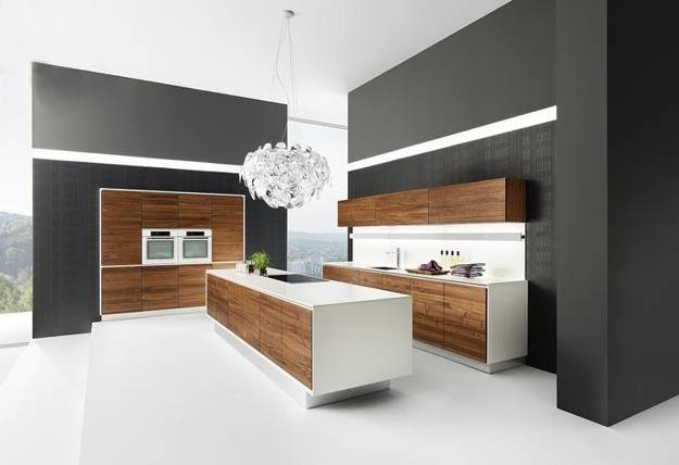 contemporary wooden kitchen