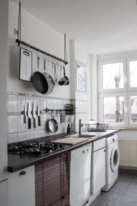 Timeless, white country kitchen 