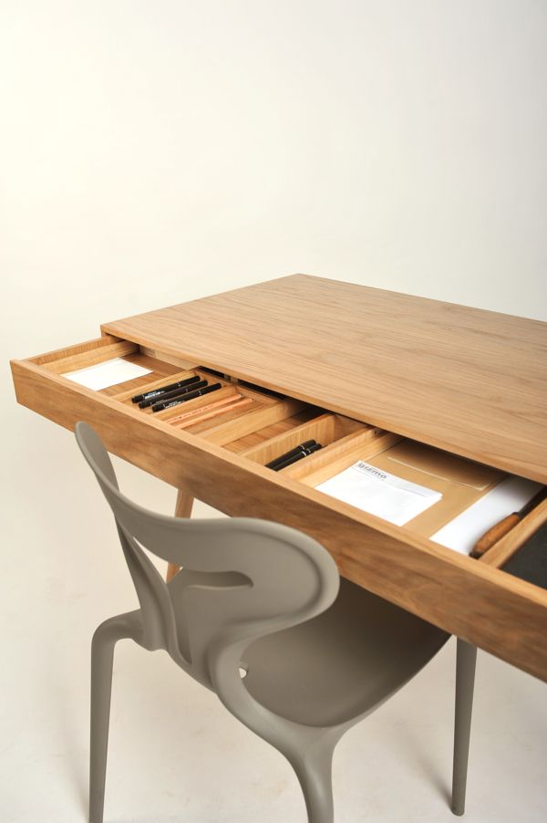 wooden desk