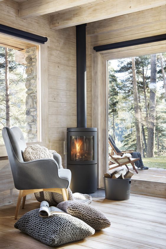 Wood Burning Stoves Great For Modern Houses