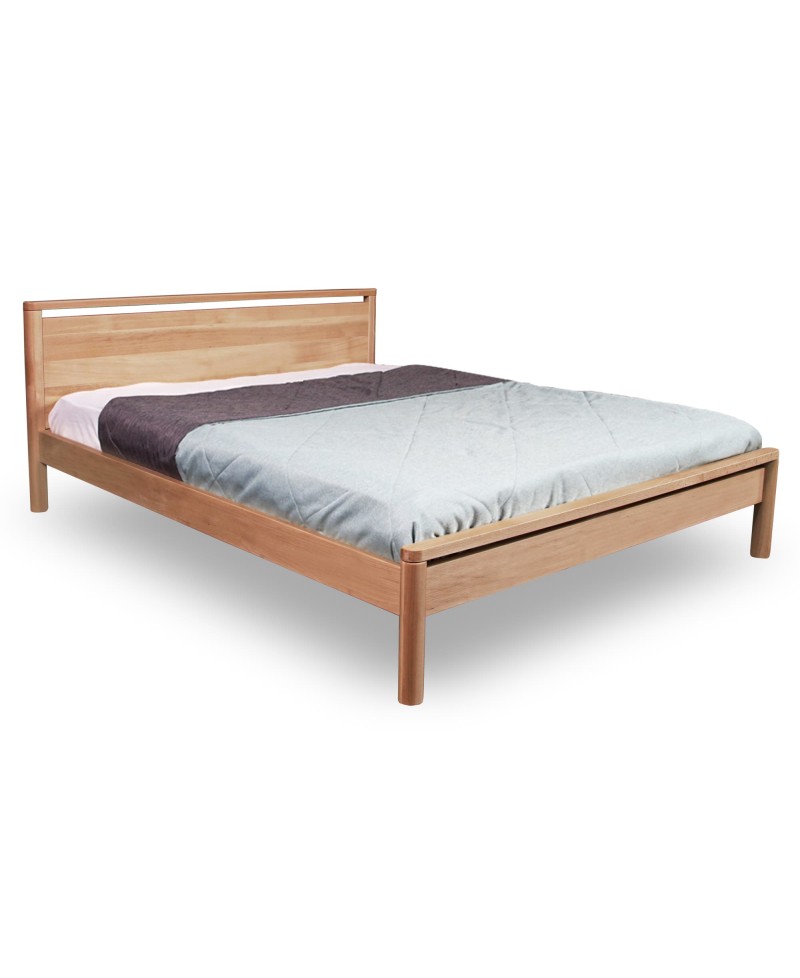 wooden bed