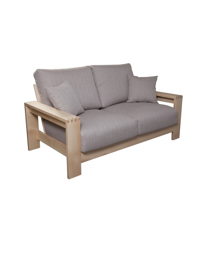 wooden sofa