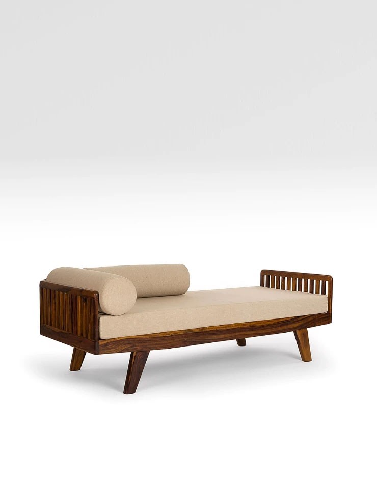 wooden sofa