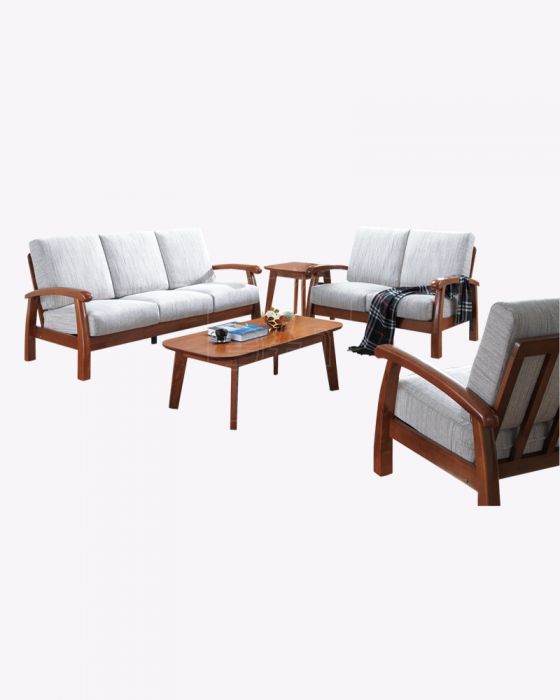 wooden sofa set