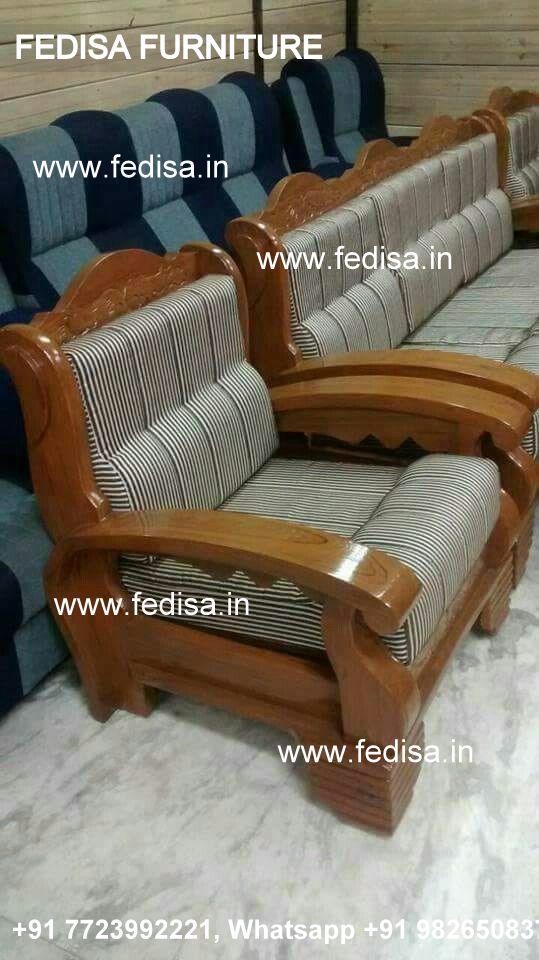 wooden sofa set