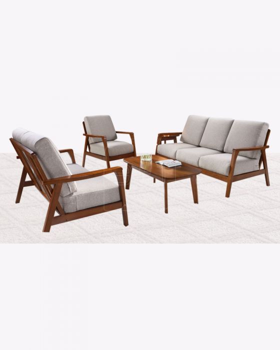 wooden sofa set