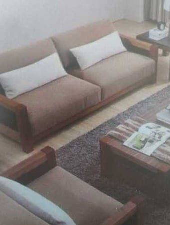 wooden sofa set