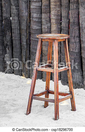 wooden stool