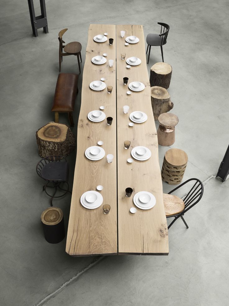 wooden table